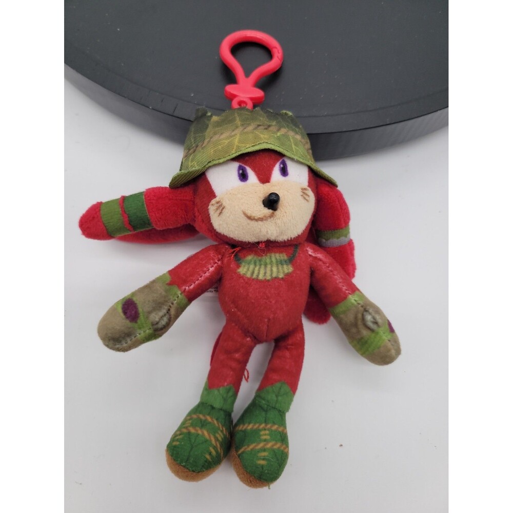 SEGA Knuckles Sonic Prime Clip On Plush Toy Sonic the Hedgehog Video Game Series